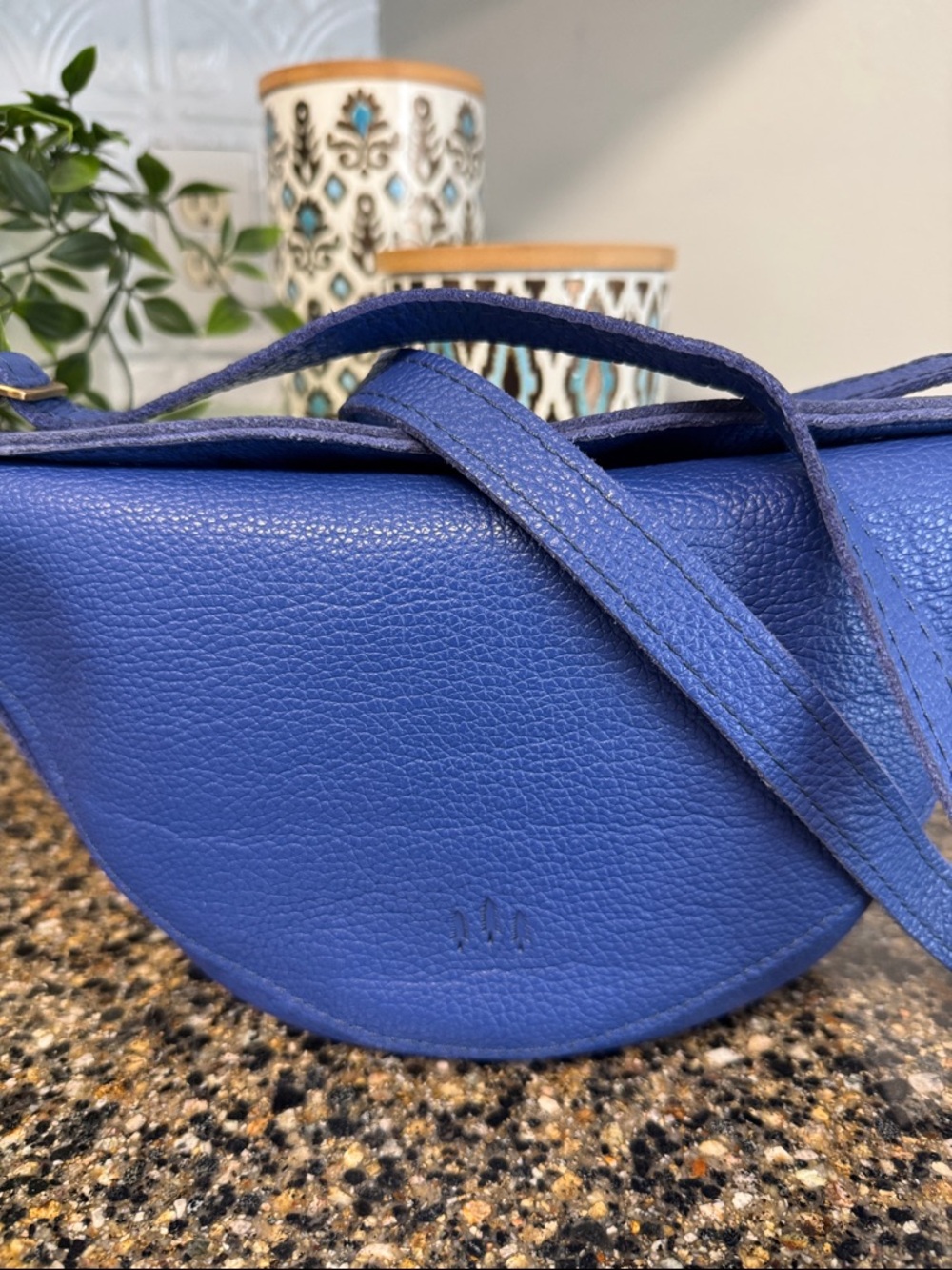 Portland Leather Koala MED Molino Blue
